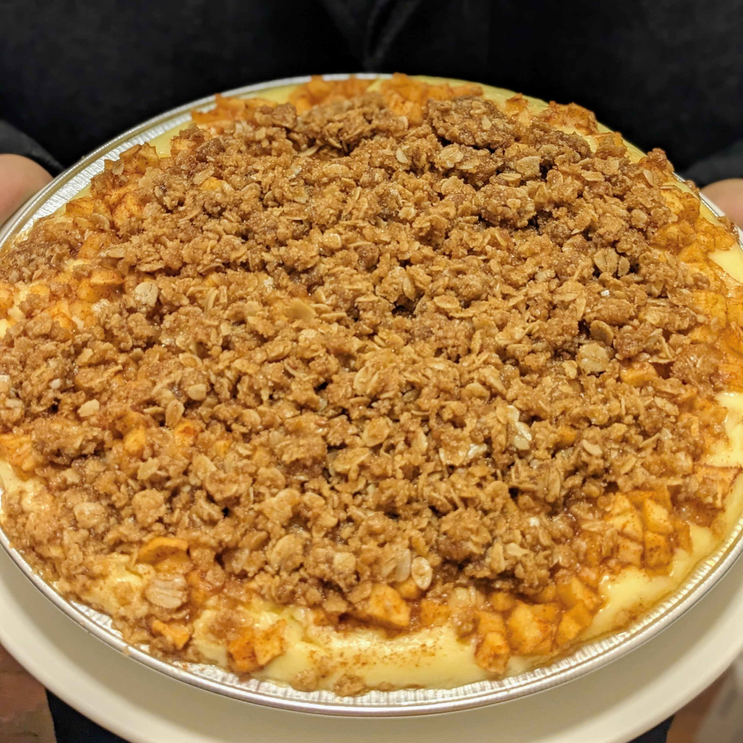 Apple Crumble Cheesecake